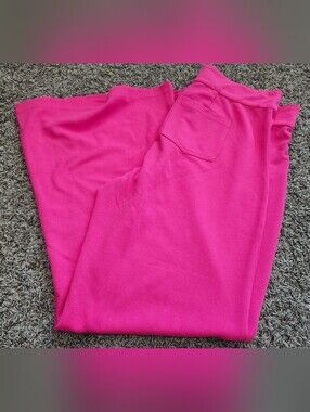 Smak Parlour Size 16/1X Pink Flare Bottom Pants
